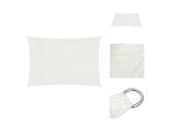 Vidaxl Tenda Da Sole 160 G/M² Bianco 2,5X3 M Hdpe - Ombrelloni E Tende Da Sole