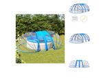 Vidaxl Cupola Ovale Per Piscina 620X410X205 Cm - Coperture E Sottofondi Per Piscine