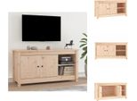 Mobile Tv Vidaxl 103X36,5X52 Cm In Legno Di Pino Massiccio - Mobili Tv