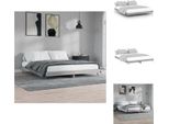 Vidaxl Struttura Letto Grigio Sonoma 140X200 Cm In Legno - Letti E Strutture Letto
