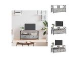 Vidaxl Mobile Tv Grigio Sonoma 90X33X45 Cm Materiale A Base Di Legno E Ferro - Mobili Tv