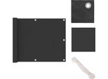 Vidaxl Schermo Privacy Per Balcone Antracite 75X500 Cm Tessuto Oxford - Ombrelloni E Tende Da Sole