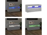 Vidaxl Mobile Tv Con Luci Led Grigio Sonoma 90X35X40 Cm - Mobile Tv - Mobili Tv - Mobili Tv - Porta Tv