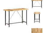 Vidaxl Tavolo Da Bar 150X70X107 Cm Legno Di Mango Grezzo - Tavoli Da Pranzo