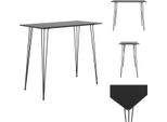 Vidaxl Tavolo Da Bar Nero 120X60X105 Cm - Tavoli Da Pranzo