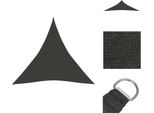 Vidaxl Tenda Da Sole 160 G/M² Antracite 4,5X4,5X4,5 M Hdpe - Ombrelloni E Tende Da Sole