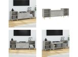 Vidaxl Mobile Tv Grigio Cemento 160X35X55 Cm Materiale A Base Di Legno - Mobile Tv - Mobili Tv - Mobili Tv - Porta Tv