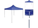 Vidaxl Tenda Professionale Pieghevole Per Feste 2×2 M Acciaio Blu - Padiglioni E Tende Per Feste