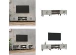 Vidaxl Mobile Tv Grigio Cemento 180X31,5X40 Cm Materiale A Base Di Legno - Mobile Tv - Mobili Tv - Mobili Tv - Porta Tv