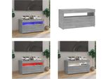 Vidaxl Mobile Tv Con Luci Led Grigio Sonoma 75X35X40 Cm - Mobile Tv - Mobili Tv - Mobili Tv - Porta Tv