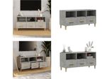 Vidaxl Mobile Tv Grigio Cemento 102X36X50 Cm Materiale A Base Di Legno - Mobile Tv - Mobile Tv - Mobili Tv - Porta Tv