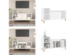 Vidaxl Mobile Tv Bianco 100X35X55 Cm In Legno - Mobile Tv - Mobili Tv - Mobili Tv - Porta Tv