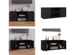 Vidaxl Mobile Tv Nero 100X35X40 Cm In Legno - Mobile Tv - Mobili Tv - Mobili Tv - Porta Tv