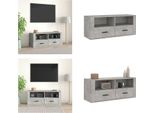 Vidaxl Mobile Tv Grigio Cemento 100X35X40 Cm Materiale A Base Di Legno - Mobile Tv - Mobili Tv - Mobili Tv - Porta Tv