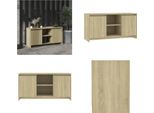 Mobile Tv Vidaxl Rovere Sonoma 102X37,5X52,5 Cm In Legno - Mobile Tv - Mobile Tv - Mobile Stereo - Supporto Tv Con Spazio Di Archiviazione