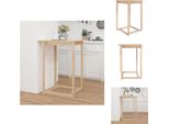 Vidaxl Tavolo Da Bar 80X80X110 Cm In Legno Di Pino Massiccio - Tavoli Da Pranzo