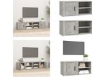 Vidaxl Mobili Tv 2 Pz. Grigio Cemento 80X31,5X36 Cm Materiale A Base Di Legno - Mobile Tv - Mobili Tv - Mobili Tv - Porta Tv