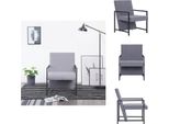 Vidaxl Poltrona In Tessuto Grigio Chiaro - Poltrona