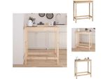 Vidaxl Tavolo Da Bar 100X50X110 Cm In Legno Di Pino Massiccio - Tavoli Da Pranzo