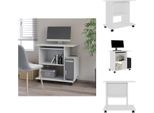 Vidaxl Scrivania Bianca 80X50X75 Cm In Legno - Scrivanie