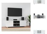 Mobile Tv Vidaxl Bianco 120X40,5X35 Cm In Legno - Mobili Tv