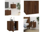 Vidaxl Mobile Da Parete Per Tv In Rovere Marrone 40X34,5X40 Cm - Mobile Da Parete Per Tv - Mobile Tv - Consolle Tv