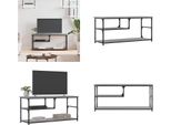 Vidaxl Mobile Tv Grigio Sonoma 103X38X46,5 Cm Materiale A Base Di Legno E Acciaio - Mobile Tv - Mobili Tv - Porta Tv - Mobili Tv