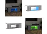 Vidaxl Mobile Tv Con Luci Led Grigio Sonoma 90X39X30 Cm - Mobile Tv - Mobili Tv - Mobili Tv - Porta Tv