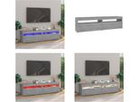 Vidaxl Mobile Tv Con Luci Led 2 Pezzi Grigio Sonoma 75X35X40 Cm - Mobile Tv - Mobili Tv - Mobili Tv - Porta Tv
