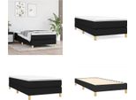 Vidaxl Letto Boxspring Nero 90X200 Cm In Tessuto - Letto Boxspring - Boxspringbetten - Bett - SchlafzimmermöBel