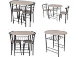Vidaxl Tavolo Da Colazione Bar Set Mdf - Tavolo Da Colazione - Tavoli Da Colazione - Gruppo Di Sedute Per Tavolo Da Colazione - Gruppi Di Sedute Per Tavolo Da Colazione