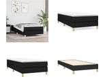 Vidaxl Letto Boxspring Nero 100X200 Cm In Tessuto - Letto Boxspring - Boxspringbetten - Bett - SchlafzimmermöBel
