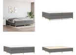 Vidaxl Letto Boxspring Grigio Scuro 200X200 Cm In Tessuto - Letto Boxspring - Boxspringbetten - Bett - SchlafzimmermöBel