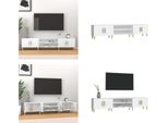 Mobile Tv Vidaxl Bianco 180X31,5X40 Cm In Legno - Mobile Tv - Mobile Tv - Mobile Tv - Porta Tv