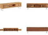 Vidaxl Mobile Tv In Legno Massiccio Antico 140X30X40 Cm - Mobile Tv - Mobili Tv - Mobili Tv - Mobile Tv