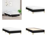 Vidaxl Struttura Letto Nera 90X200 Cm In Tessuto - Struttura Letto - Cornici Letto - Struttura Letto - Letto