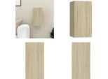 Mobile Tv Vidaxl Rovere Sonoma 30,5X30X60 Cm In Legno - Mobile Tv - Mobile Tv - Mobile Tv Sospeso - Mobile Tv Sospeso