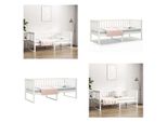 Vidaxl Letto Da Giorno Bianco 90X190 Cm Pino Massiccio - Letto Da Giorno - Letti Da Giorno - Letto Da Giorno Legno - Letto Da Giorno Legno Massiccio