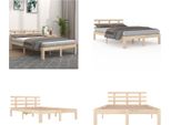 Vidaxl Letto In Legno Massiccio 180X200 Cm - Struttura Letto - Letto - Struttura Letto In Legno