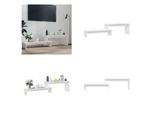 Vidaxl Mobile Tv Bianco 180X30X43 Cm In Legno - Mobile Tv - Mobile Tv - Mobile Hifi - Mobile Hifi