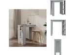 Vidaxl Tavolo Da Bar Con Ripiano Grigio Sonoma 102X50X103,5 Cm In Legno - Tavoli Da Pranzo