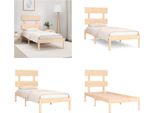 Vidaxl Letto In Legno Massiccio 90X200 Cm - Struttura Letto - Struttura Letto - Letto - Letto In Legno Massiccio