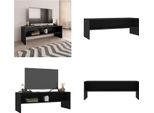 Vidaxl Mobile Tv Nero 120X40X40 Cm In Legno - Mobile Tv - Mobile Tv - Tavolo Tv - Tavoli Tv