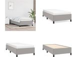 Vidaxl Struttura Letto Grigio Chiaro 90X200 Cm In Tessuto - Struttura Letto - Cornici Letto - Struttura Letto - Letto