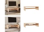 Vidaxl Supporto Per Monitor 50X24X13 Cm In Legno Di Pino Massiccio - Supporto Per Monitor - Piano Di Lavoro - Alzata Per Monitor - Alzata Per Monitor