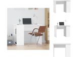 Vidaxl Scrivania Bianca 100X55X75 Cm In Legno - Scrivanie