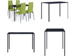 Vidaxl Gruppo Da Pranzo 5 Pezzi Verde - Tavolo E Sedie Da Pranzo - Tavoli E Sedie Da Pranzo - Gruppo Da Pranzo - Gruppi Da Pranzo