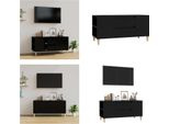 Mobile Tv Vidaxl Nero 102X44,5X50 Cm In Legno - Mobile Tv - Mobile Tv - Mobile Tv - Supporto Tv