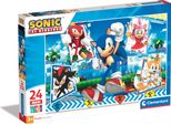 Clementoni Puzzle 24 Pezzi Maxi Supercolor Sonic 28526