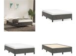 Vidaxl Struttura Letto Grigio Scuro 120X200 Cm In Velluto - Struttura Letto - Cornici Letto - Struttura Letto - Letto